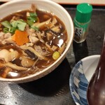 夢庵 - 料理写真:鶏肉としいたけのきのこそば