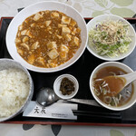 中国料理天花 - A定食:麻婆豆腐