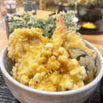 Tempura Sakusaku - ランチ限定 ウクライナ避難民応援丼 アップ