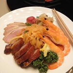 重慶飯店 - 五種冷菜の盛り合わせ