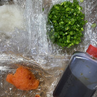 玄品 大阪北新地 - 薬味もセットで