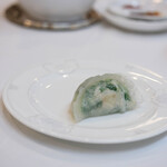 家全七福酒家 - 《點心（むしやしなひ）》"鰕蓉韭菜餃（えびとこみらいりかうじ）"