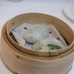 家全七福酒家 - 《點心（むしやしなひ）》"鰕蓉韭菜餃（えびとこみらいりかうじ）"