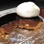 エムコイデ - 【再訪２】ショコラタルト断面