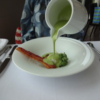 THE COSMOPOLITAN GRILL BAR TERRACE - えんどう豆のスープ！