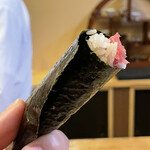 鮨駒 - 鮪手巻き