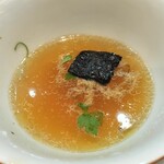 飯田商店 - 鰹出汁のスープ割り