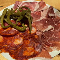 TOKi - （バー使用）イベリコ生ハムの盛り合わせ　1540円