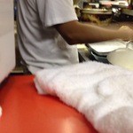 ラーメン富士丸 - 店内（カウンターから）