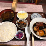 Taiyoudou - おでん定食（味噌）690円