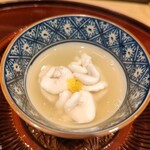 すし 良月 - 鱈の白子を真鯛のお出汁で