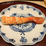 すし 良月 - ボタンエビの炭火焼き