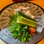 季節料理 よし野 - フグのてっさ