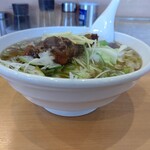 麺や和 - 【2022.12.2(金)】さっぱり肉麺(並盛・160g)990円→＋500円