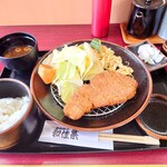 とんかつ和佳葉 - 料理写真:2022年12月　ロースかつ定食（980円）