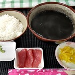 沖鮮市場 - 料理写真:イカスミ汁の定食