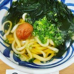 本格手打ちうどん まごころ - 梅わかめうどん