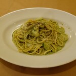 Felicita Pizzeria Trattoria - ジェノベーゼクリームソース・リングイネ