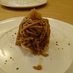 Felicita Pizzeria Trattoria - 神奈川県足柄産・早生和栗のモンブラン