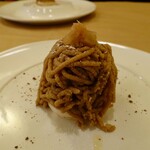 Felicita Pizzeria Trattoria - 神奈川県足柄産・早生和栗のモンブラン
