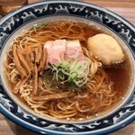 斗香庵 OJIMA - 中華そば　トロ玉天ぷら