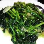 台湾家庭料理 福味香 - 青菜炒め、とろみ多めバージョンです