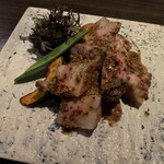 MILLE FIORI - 豚バラのローストポーク　ポルケッタ　粒マスタードソース