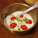 ガネーシュ - オイスタービリヤニコース(5500円)のベジタブルライタ