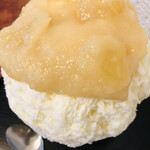 こひる庵 - 分かるだろうか　ところどころに潜む角切りりんご！