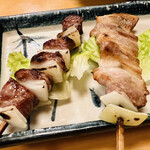 たん右衛門 - タンばしら・黒豚ばら肉の串物