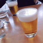 ラ・テラッツァ 芦ノ湖 - アサヒ生ビール700円（税込）×２