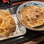 丸亀製麺 - 俺たちの豚汁うどん＋野菜かき揚げ