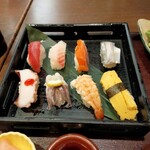 魚と上方うまいもん あんばい - 寿司８貫