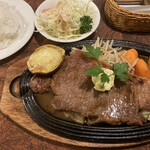 にんにく亭 - ステーキセット