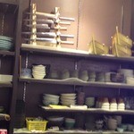 カウンター席の前に板前さんの魂が置かれていました。