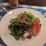 Torattoria Makko - パスタランチのサラダ