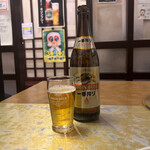 焼肉 晩餐館 - 瓶ビールはキリンとアサヒから選べる
