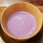 グッドフードスタジオ カルダモン - 紫芋の酒粕ポタージュ