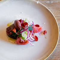 restaurant KAM﻿ - もち鰹、トマト