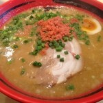 えびそば一幻 - えびみそラーメン(ほどほど)