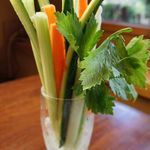 くつろぎ茶屋わらく - 野菜スティック☆口直しにさっぱり！