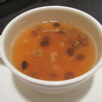 中国料理 龍鳳 - フカヒレスープ　なめこが入っています