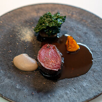 オトワ レストラン - 蝦夷鹿 蓮根