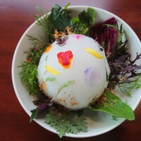 メゾン ケイ - レモンを泡立てたドレッシングのサラダ