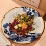 馬肉料理とおでんの店 お田 - 桜ユッケ