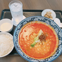 中国料理 吉珍樓 ルーセントタワー店 - 吉珍樓特製 担担麵 ご飯セット 1300円