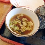 Umeyama Shiyokudou - 蕎麦湯を加えてみました。