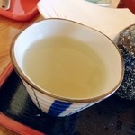 Umeyama Shiyokudou - そば湯。本日は、そば５人目でしたので、割りとあっさり目のそば湯です
