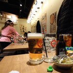 屋台屋 博多劇場 - メガビール　メガナカ　メガウーロンハイ