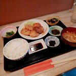 和心 かぎり - ひれかつとカキフライ